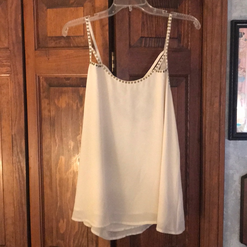Forever 21 Beaded, Flowy Tank
